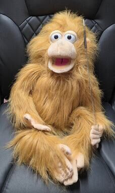 28" Silly Monkey, Full Body, Wrap Around, Ventriloquist Style Puppet